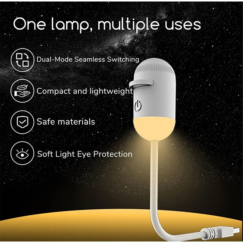 USB Galaxy Star Projector Night Light