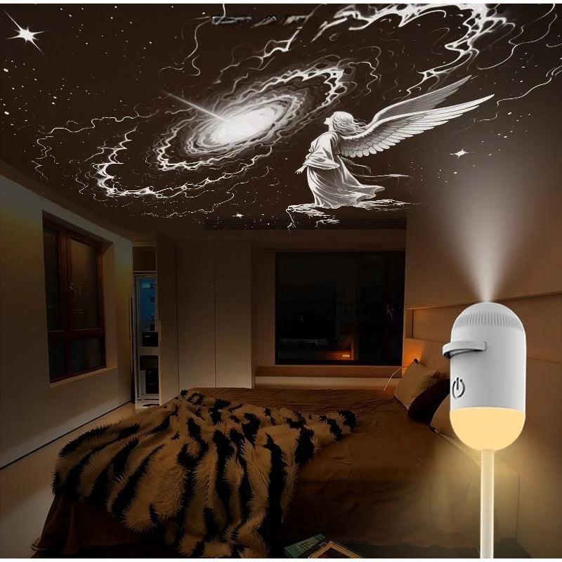 USB Galaxy Star Projector Night Light